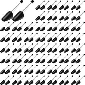 Barydat 50 Pairs Plastic Shoe Tree Stretcher Shaper Bulk Shoe Tree Stretcher Shaper for Men Practical Adjustable Shoe Shape Shoes Boot Holder Shaper Support for Men in Kuwait