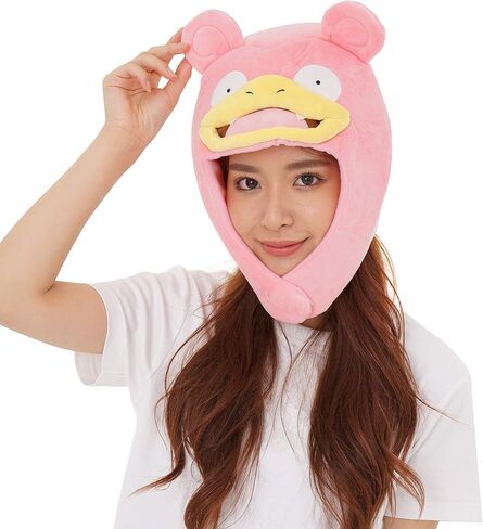 قبعة SAZAC Kigurumi - البوكيمون - Slowpoke - قبعة صغيرة مريحة - مقاس للكبار وردي in Saudi Arabia