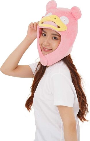قبعة SAZAC Kigurumi - البوكيمون - Slowpoke - قبعة صغيرة مريحة - مقاس للكبار وردي in Saudi Arabia