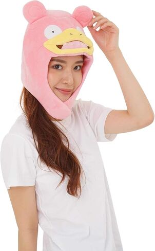قبعة SAZAC Kigurumi - البوكيمون - Slowpoke - قبعة صغيرة مريحة - مقاس للكبار وردي in Saudi Arabia
