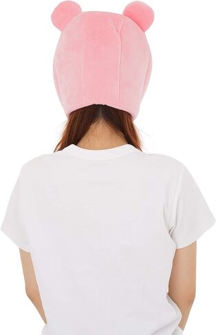 قبعة SAZAC Kigurumi - البوكيمون - Slowpoke - قبعة صغيرة مريحة - مقاس للكبار وردي in Saudi Arabia