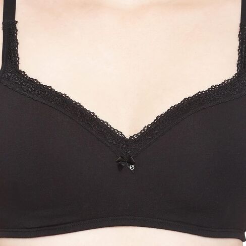 Enamor Smoothing Wireless Padded Bra for Women - High Coverage, with Back Closure in Saudi Arabia