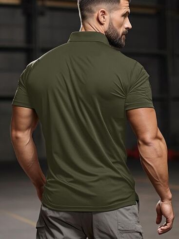 MEETYOO قمصان بولو للرجال جولف كم قصير قمصان بولو رياضية قمصان تكتيكية عادية تنس تي شيرت قمصان رجالي in Kuwait