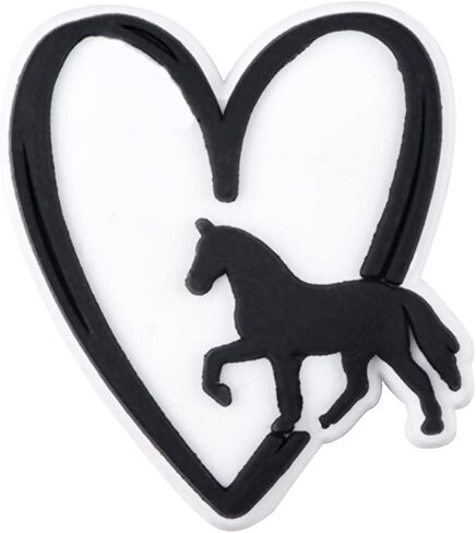 Horse Shoe Charms 10PCS Cowgirl Shoe Charm for Croc PVC Hat Clog Shoe Charms Boot Accessories Birthday Party Favors Supplies Cute Decorations fit Clog Bracelets Gift in Saudi Arabia