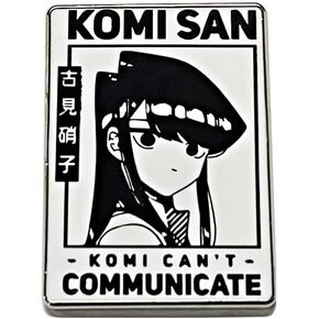 دبوس مطلي بالمينا بتصميم انيمي ياباني من كومي كانت كوميونيكيت، دبابيس زينة على الملابس والمجوهرات، مصنوعة من خليط معدني من الستيل، بدون احجار كريمة in Kuwait