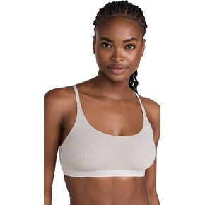 Calvin Klein Women's Pure Ribbed Natural Lift Unlined Bralette