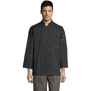 Uncommon Threads Unisex Classic Knot Pro Chef Coat, Wicking Mesh Back