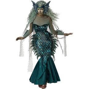 California Costumes womens Dark Sea Siren/Adult