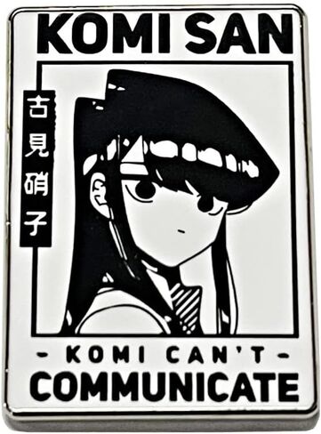 دبوس مطلي بالمينا بتصميم انيمي ياباني من كومي كانت كوميونيكيت، دبابيس زينة على الملابس والمجوهرات، مصنوعة من خليط معدني من الستيل، بدون احجار كريمة in Kuwait