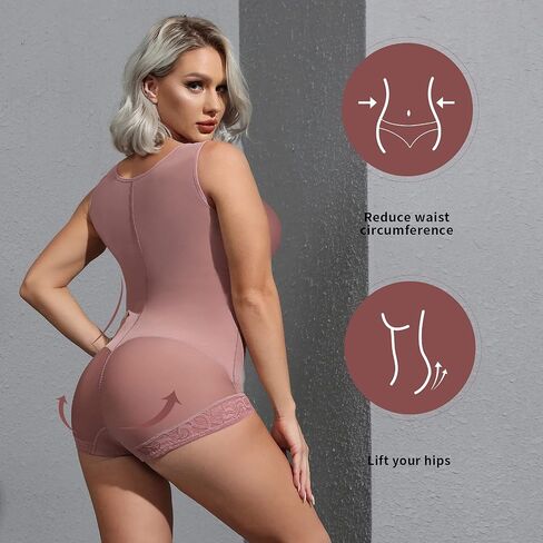 M MYODRESS Fajas Colombianas Tummy Tuck Compression Garment for Women Waist Trainer Postpartum Shapewear in Kuwait