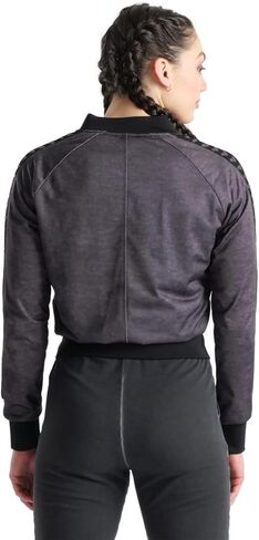 سترة ARENA للسيدات Icons Relax IV Team سترة بسحاب كامل وجيوب جانبية وشعار ريترو معطف رياضي رياضي in Kuwait