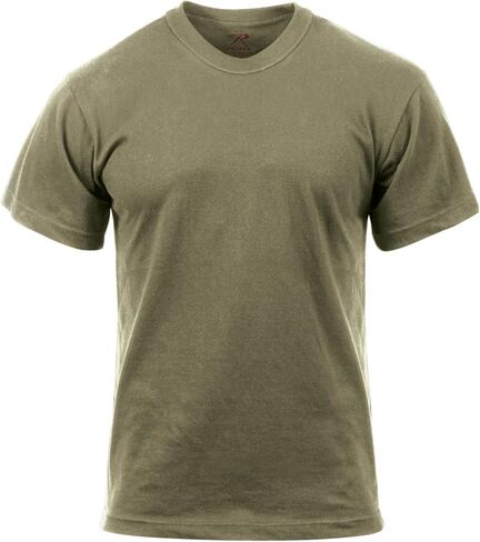 Rothco Solid Color 100% Cotton T-Shirt - Standard Fit Short Sleeve Shirt with Crew Neck, AR 670-1 Coyote Brown, M in Saudi Arabia