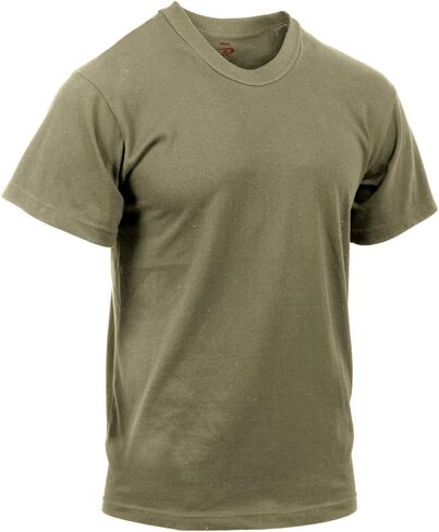 Rothco Solid Color 100% Cotton T-Shirt - Standard Fit Short Sleeve Shirt with Crew Neck, AR 670-1 Coyote Brown, M in Saudi Arabia