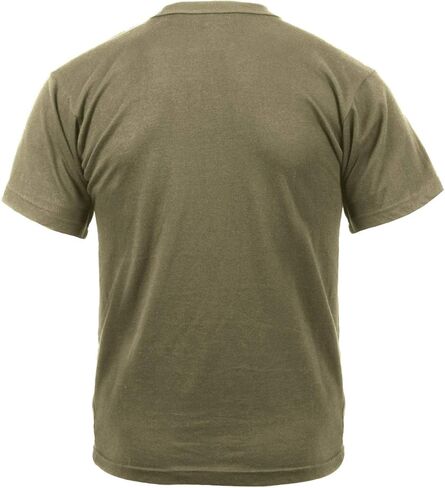 Rothco Solid Color 100% Cotton T-Shirt - Standard Fit Short Sleeve Shirt with Crew Neck, AR 670-1 Coyote Brown, M in Saudi Arabia