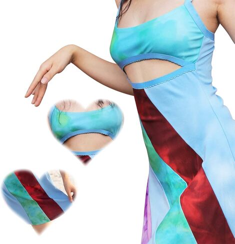 Bodycon Sundress Y2K Mini Dress Colorful Spaghetti Strap Vintage E-Girl Party Clubwear A-line Dress Retro Mini Dress in Kuwait