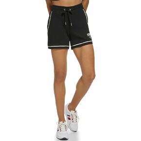 Tommy Hilfiger Women's Rib Waistband Drawcord Printed Graphic Short in Saudi Arabia