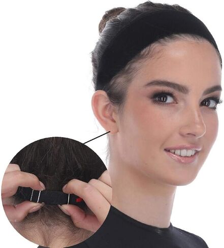 Madison Headwear Wig Grip Headbands For Women- Adjustable To Custom Fit Your Head - Velvet Comfort - Wig Bands No Slip Breathable Lightweight Material For All Day Wear! Keep Wig Comfortably Secured in Saudi Arabia