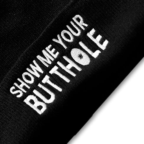 هدايا OUXIOAZ Gag للرجال والنساء - قبعات صغيرة مضحكة للرجال والنساء - قبعة حياكة دافئة للشتاء من الأكريليك الأنيق in Kuwait