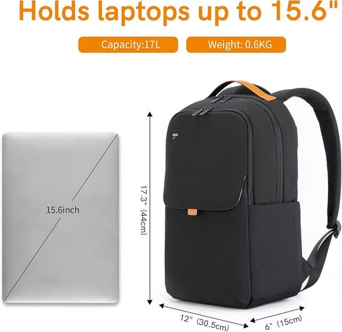 VGOAL Laptop Backpack for Women - Water-Resistant Daypack with Multiple Compartments, Suitable for College and Travel (FG6325 BEIGE) in Kuwait