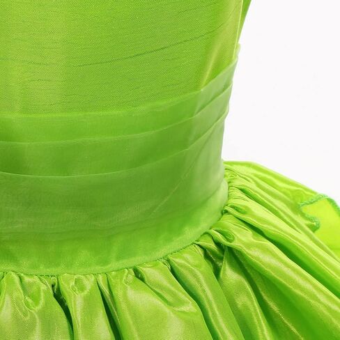 Szytypyl Tinkerbell Costume for Girls Halloween Birthday Party Fairy Dress with Pixie Ears and Wings in Kuwait