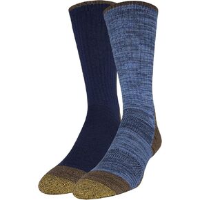 GOLDTOE Men's Boot Socks, 2-Pairs