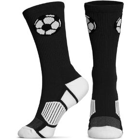 ChalkTalkSPORTS Soccer Athletic Woven Mid-Calf Socks | Soccer Ball | Youth and Adult Sizes in Saudi Arabia