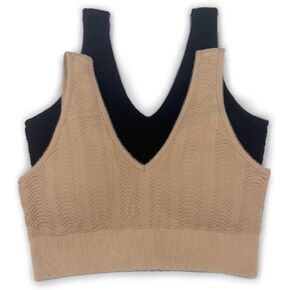Capezio Women's Seamless Wave Jaquard Bra
