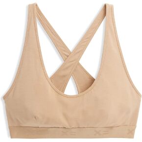 TomboyX All Day Bralette, Micromodal with Low Neck and Criss Cross Straps, Wire-Free (XS to 4X) in Kuwait