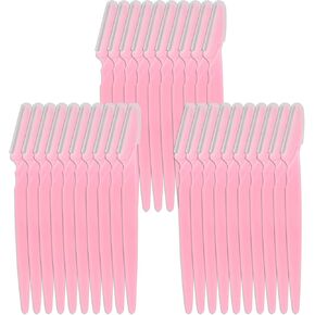 30 Pieces Eyebrow Razor Shaper Trimmer Shaver Facial Razor with Precision Cover for Women and Men