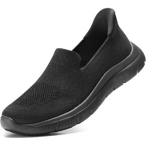 STQ Slip ins Walking Shoes for Women Hands Free Comfortable Slip on Sneakers Memory Foam Shoes