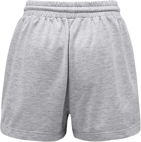 SOLY HUX Women's Sweat Shorts Letter Graphic Drawstring Elastic Waist Track Shorts in Saudi Arabia