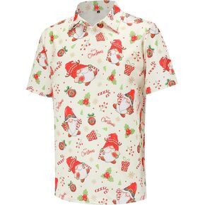 Men's Polo Shirts Funny Golf Shirts for Men Dry Fit Short Sleeve Print Performance Moisture Wicking Polo Shirt