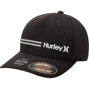 Hurley Men's Baseball Cap - H2O-DRI Line Up Curved Brim Fitted Hat