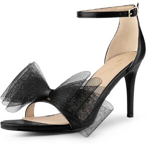 Perphy Open Toe High Heels Ankle Strap Bow Tie Stiletto Heel Sandals for Women in Saudi Arabia