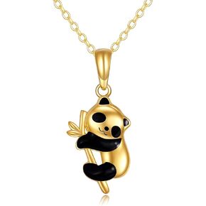ELFRONT Mothers Day Gifts 14k Real Gold Animal Necklace, Dainty Summer Jewelry Gift For Women Girls Valentine Christmas in Saudi Arabia