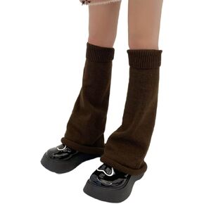 Lunoakvo Women Girls Japanese Style Kawaii Crochet Wool Ball Loose Knitted Leg Warmers Knee High Boot Stockings in Saudi Arabia