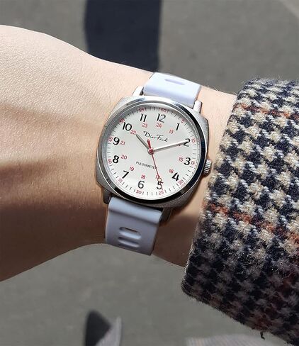 Diaofendi Petite Watch for Women Nurses Girls, Easy to Read Small Face, Silicone Band, Military Time Second Hand and 24 Hour, Waterproof in Kuwait