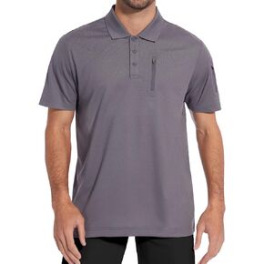 Casei Mens Polo Shirts Quick Dry Outdoor Sport Mens Golo Shirt Performance Tactical Polo Shirt Moisture-Wicking Short Sleeve in Kuwait