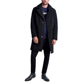 Karl Lagerfeld Paris Men's Casual Oversized Sherpa Coat in Kuwait