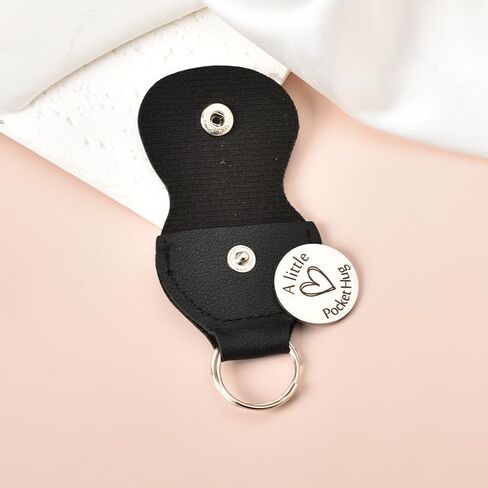Papa Dad Gifts from Daughter Dad Pocket Hug Token Keychain for Men Christmas Birthday Gifts for Dad Retirement Appreciation Gifts for Men Car Keys Accessories Keychain for Dad Father Holiday Gift Idea in Saudi Arabia