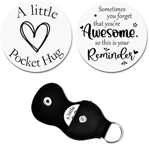Papa Dad Gifts from Daughter Dad Pocket Hug Token Keychain for Men Christmas Birthday Gifts for Dad Retirement Appreciation Gifts for Men Car Keys Accessories Keychain for Dad Father Holiday Gift Idea in Saudi Arabia