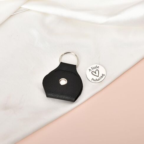 Papa Dad Gifts from Daughter Dad Pocket Hug Token Keychain for Men Christmas Birthday Gifts for Dad Retirement Appreciation Gifts for Men Car Keys Accessories Keychain for Dad Father Holiday Gift Idea in Saudi Arabia