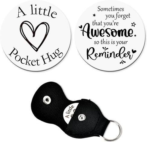 Papa Dad Gifts from Daughter Dad Pocket Hug Token Keychain for Men Christmas Birthday Gifts for Dad Retirement Appreciation Gifts for Men Car Keys Accessories Keychain for Dad Father Holiday Gift Idea in Saudi Arabia