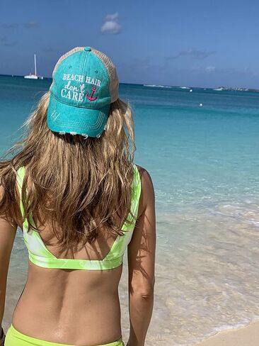 KATYDID Beach Hair Don’t Care Baseball Hat - Trucker Hat for Women - Stylish Cute Sun Hat in Saudi Arabia