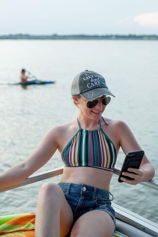 KATYDID Beach Hair Don’t Care Baseball Hat - Trucker Hat for Women - Stylish Cute Sun Hat in Saudi Arabia