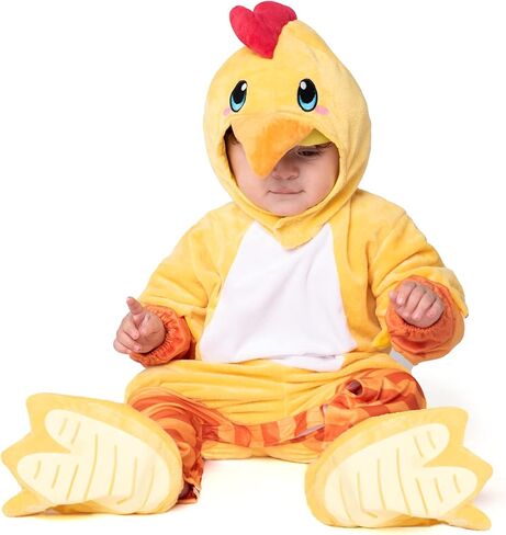 Spooktacular Creations Baby Rooster Costume Unise Chicken Costume for Baby Boys Girls Toddler for Halloween Dress Up Party in Saudi Arabia