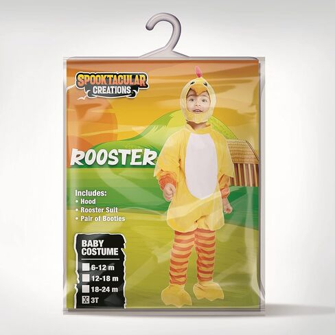Spooktacular Creations Baby Rooster Costume Unise Chicken Costume for Baby Boys Girls Toddler for Halloween Dress Up Party in Saudi Arabia