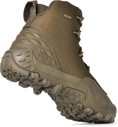 SKENARY DUTY Men's Bravo Leather Military Boots Waterproof Tactical Boots in Kuwait