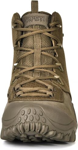 SKENARY DUTY Men's Bravo Leather Military Boots Waterproof Tactical Boots in Kuwait