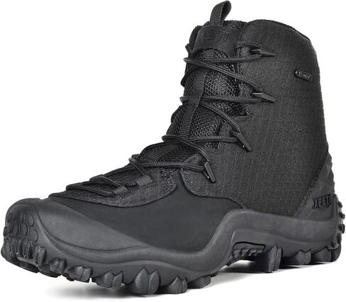 SKENARY DUTY Men's Bravo Leather Military Boots Waterproof Tactical Boots in Kuwait